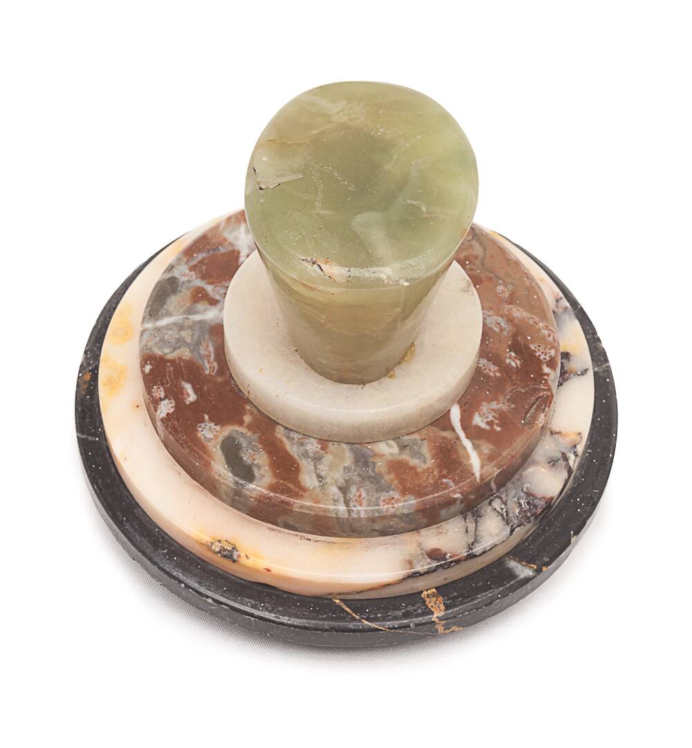 Pair of vintage marble candy dishes