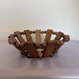 Teak fruit basket