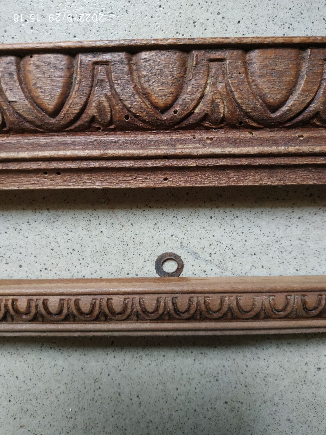 Duo of wooden frames