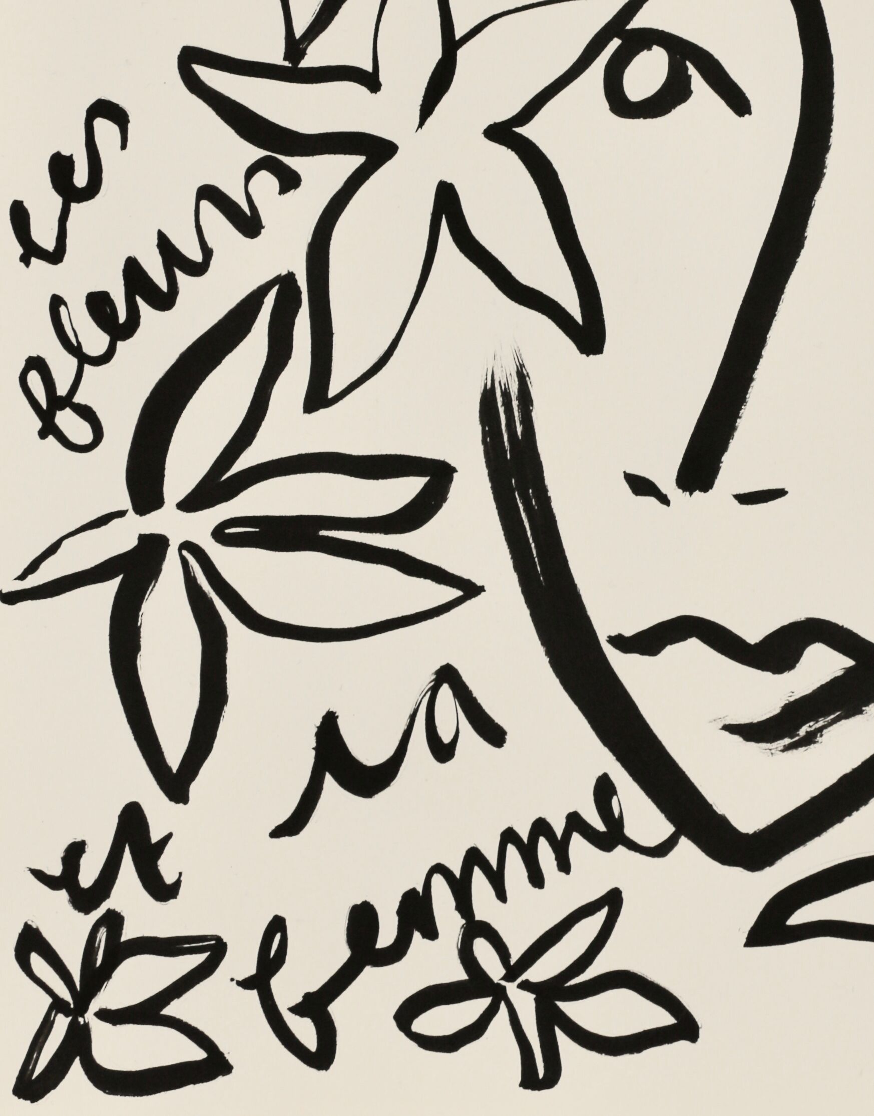 Les fleurs et la femme