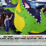 Original movie poster "Peter and Elliott the Dragon"
