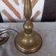 Solid brass lamp base