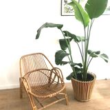 Rattan armchair
