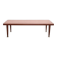 Table basse scandinave moderne en teck du milieu du siècle