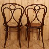 Paire de chaises bistrot n°19 Fischel