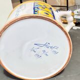 Signed glazed ceramic ice buckets