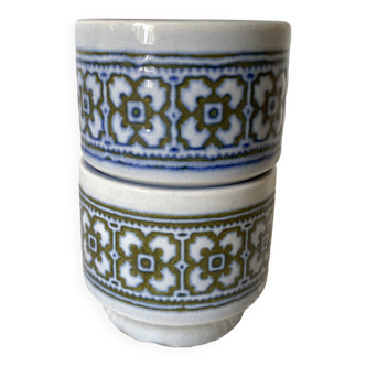 Vintage egg cups Hornsea England 1970