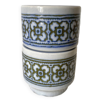 Vintage egg cups Hornsea England 1970