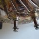 Art Nouveau teapot or samovar in silver-plated metal by goldsmith Victor Saglier