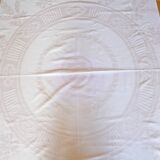 Nappe en coton rose poudré
