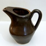 Très beau pichet/carafe ancienne en céramique marron