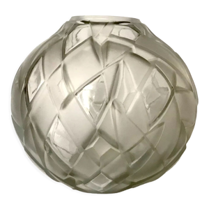 Vase en cristal taillé