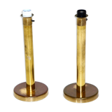 Set de 2 lampes de table en métal, Suède, 1970