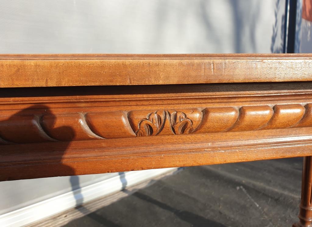 Louis XVI double-style canne piano bench