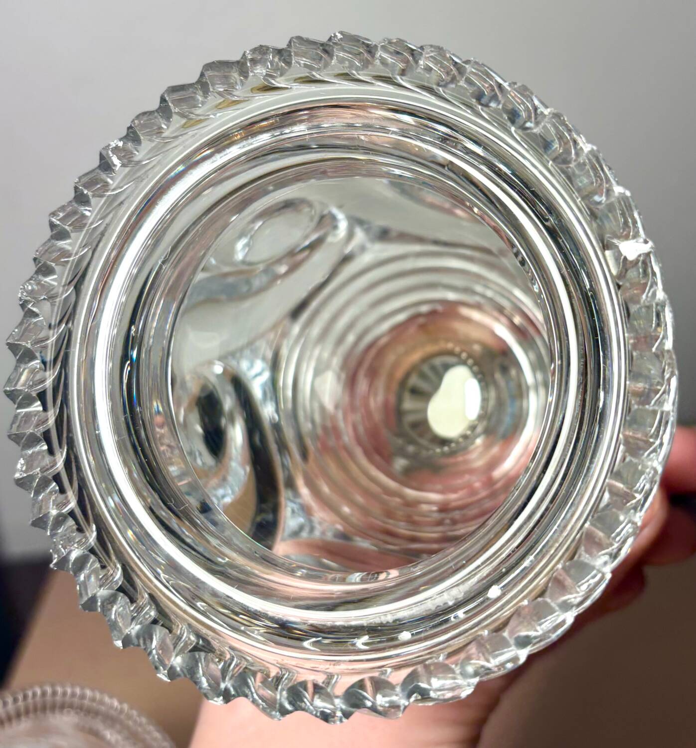 Baccarat mustard pot