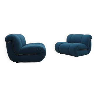 Pair of Velasquez armchairs by Mimo Padova, 1970s