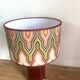 Upcycled vintage lamp - upcycling - Bordeaux ceramic