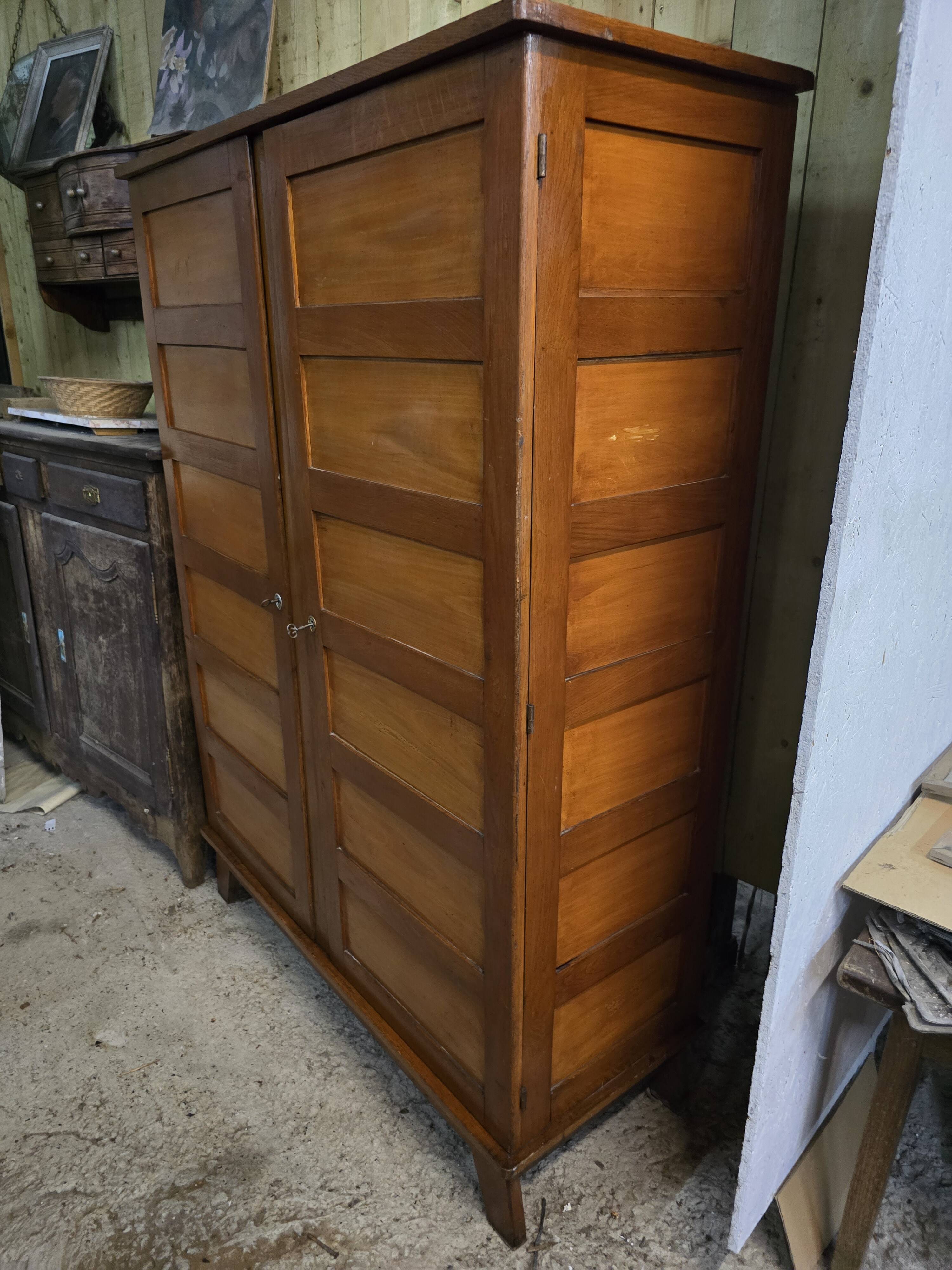 Vintage René Gabriel wardrobe with 2 doors