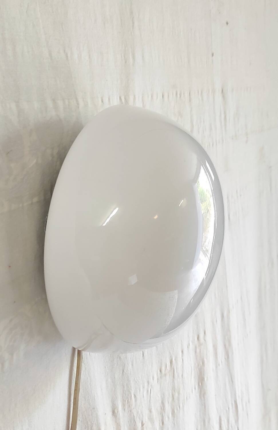 Opaline globe ceiling light 20 cm - 1960s