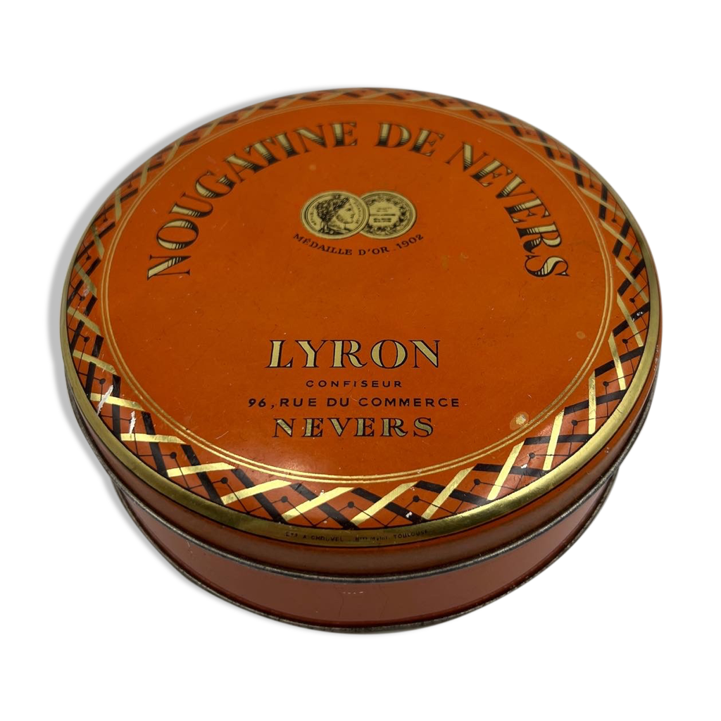 Deux Boîtes Métal Anciennes LOR & DAUNER - Tourrons Nougats (Pays Catalan)