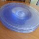 Vintage bubble glass plates/dishes Biot 30 cm