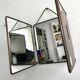 Barber's mirror 3 pans 1900 76x30cm