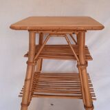 Rattan bedside