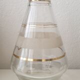 Art deco decanter gilded border