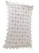 Couvre lit 1 personne en crochet rose et blanc