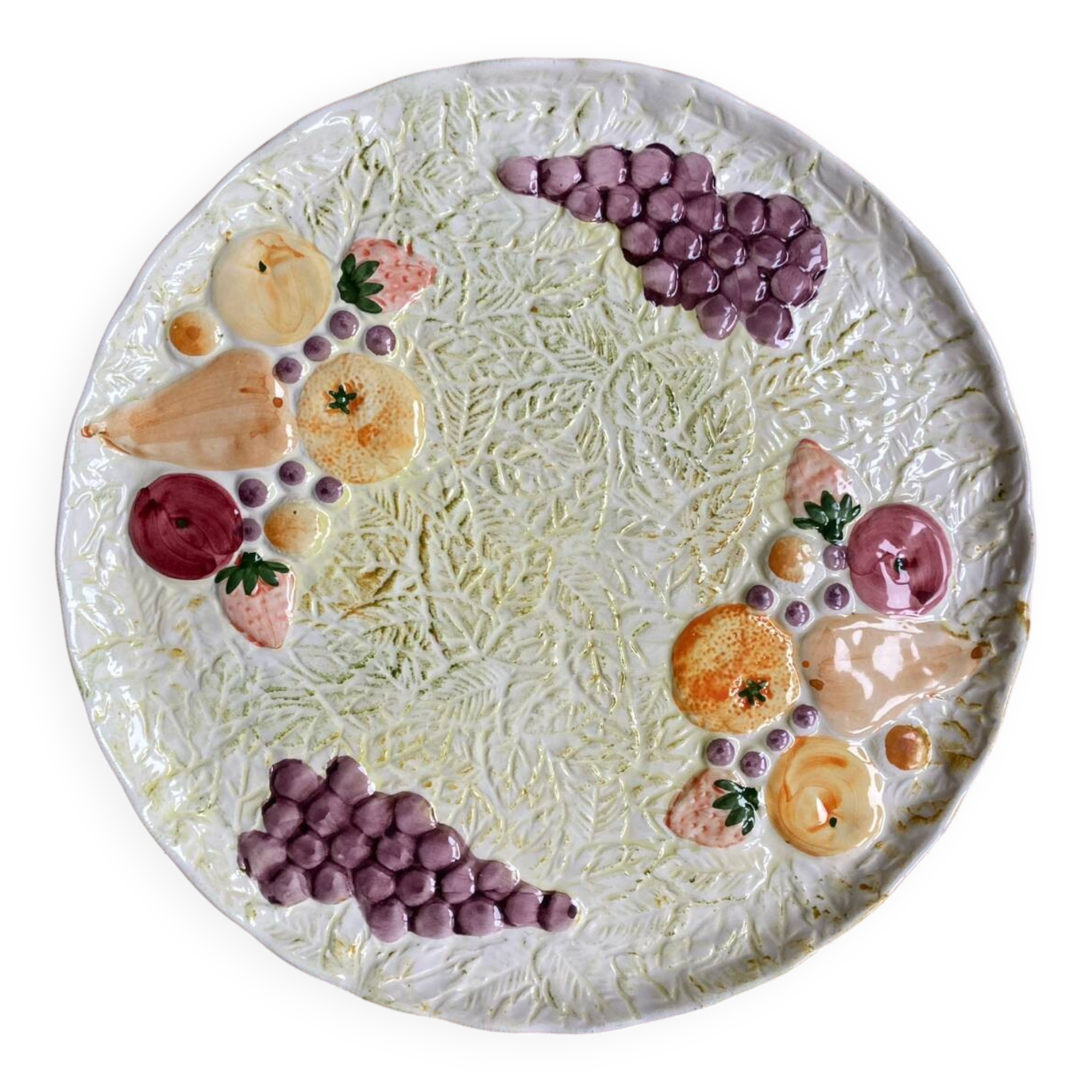 Pie dish - Barbotine fruit cake