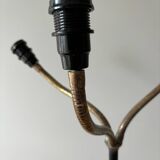 iron and brass floor lamp from the 50s