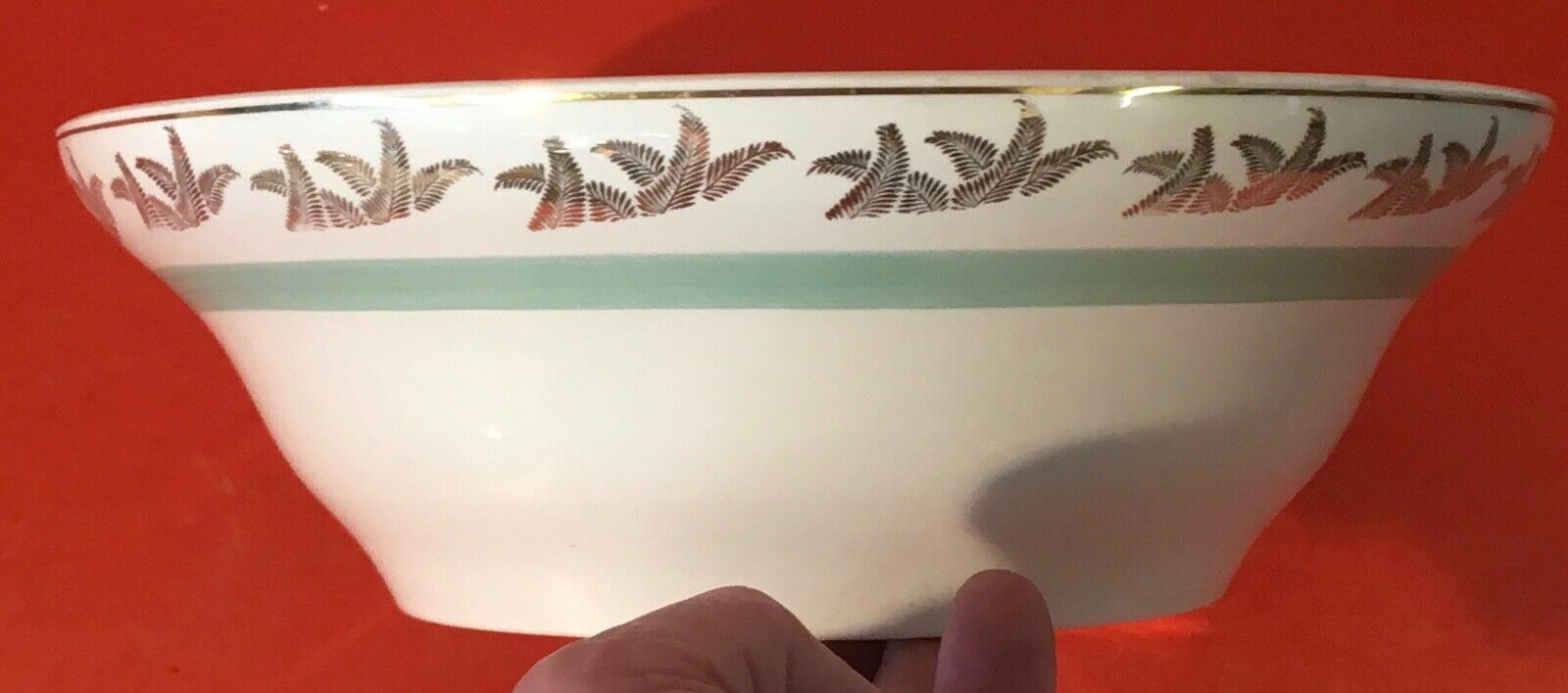 Saladier demi-porcelaine signé Ardy déco cuisine vintage