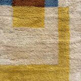 M’rirt Berber wool rug – 200 x 300 cm – Modern geometric design