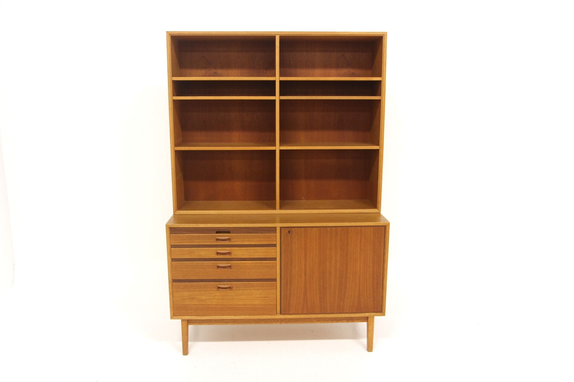Bibliothèque scandinave en teck, Suède, 1960