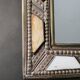 Moroccan Artisan Mirror in Brass and Bone - Moorish Style