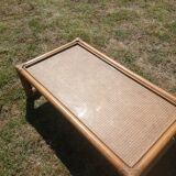 Cannage coffee table