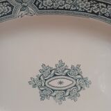 Iron Earth Oval Dish. Saint-Amand and Hamage