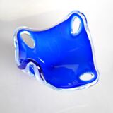 Glass art Coquille bowl by Paul Kedelv for Flygsfors