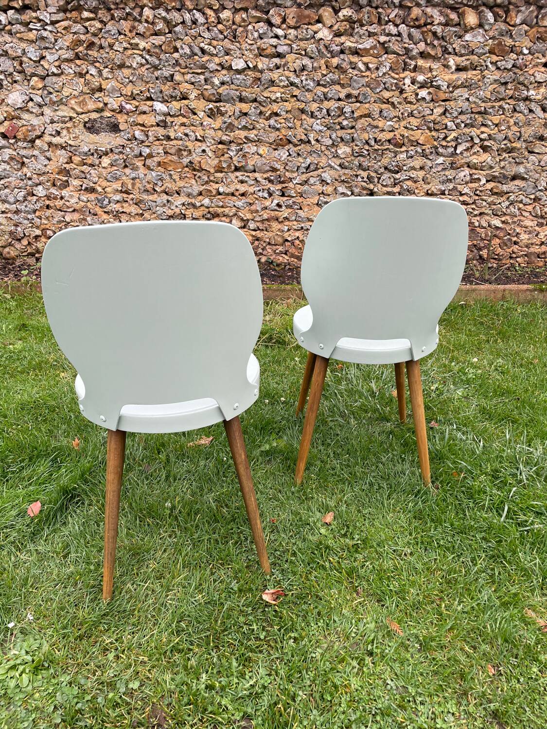 Pair of vintage Baumann bistro chairs from the 1960s