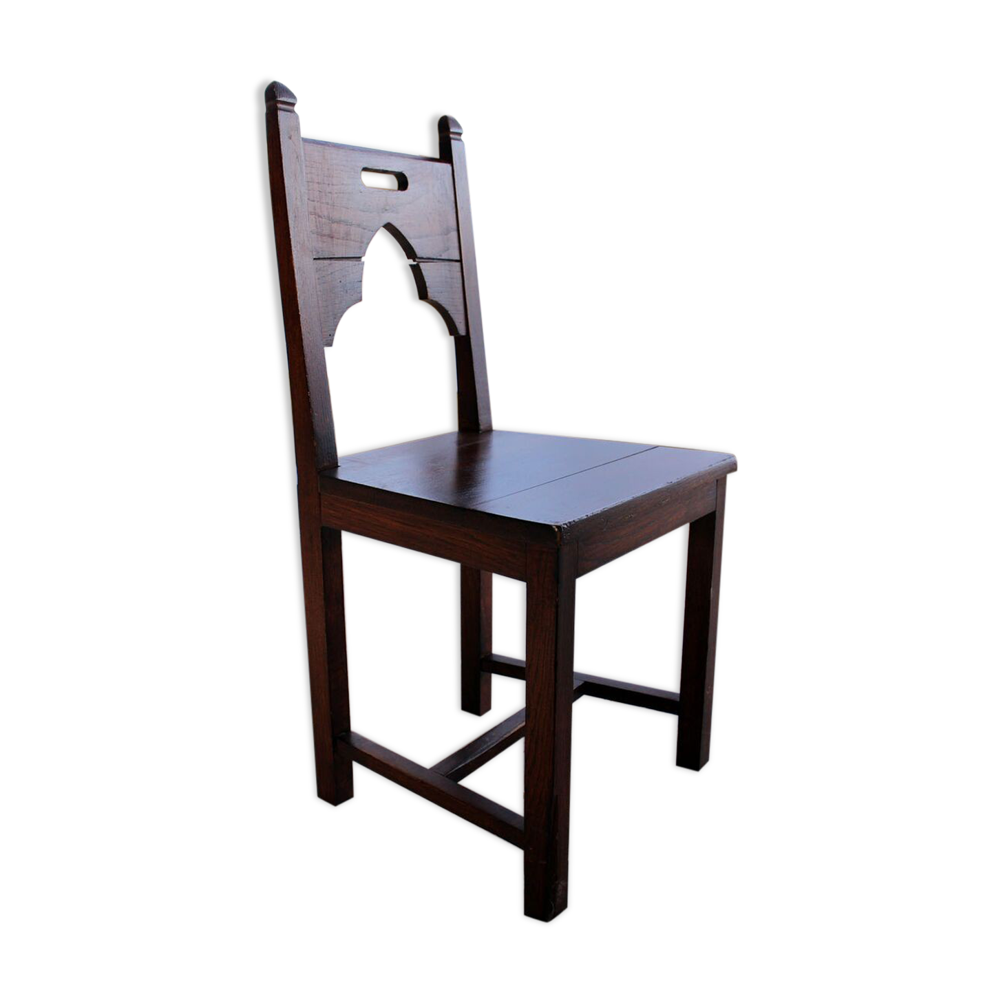 Massive wooden chair