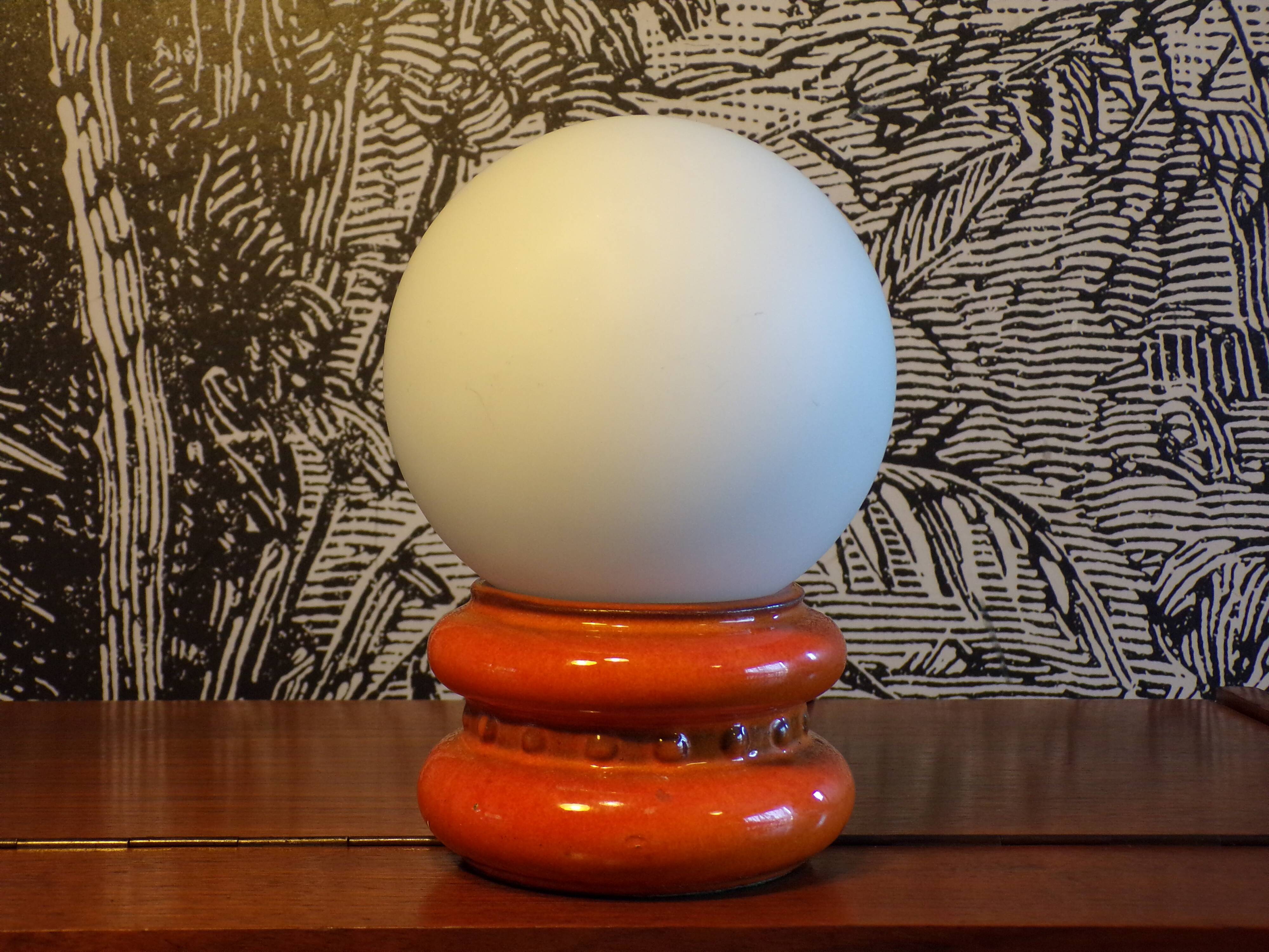 1970 ceramic lamp