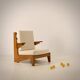 Bernard Durussel, pair of armchairs, France, 1948