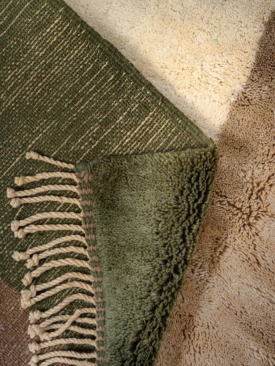 Ridge | Natural + Greige + Fawn + Jade | 205 cm x 302 cm