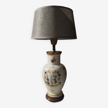 pied de lampe faience de Moustiers