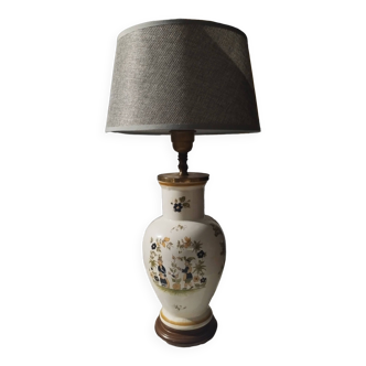 pied de lampe faience de Moustiers