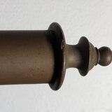Barre de cheminée /Pare-feu / Ornement de Cheminée, Parure en Laiton ou Bronze Ancien