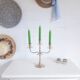 Brass chandelier/candle holder