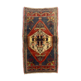 Small Vintage Turkish Rug 115x60 cm, Short Runner, Tribal, Shabby Chic