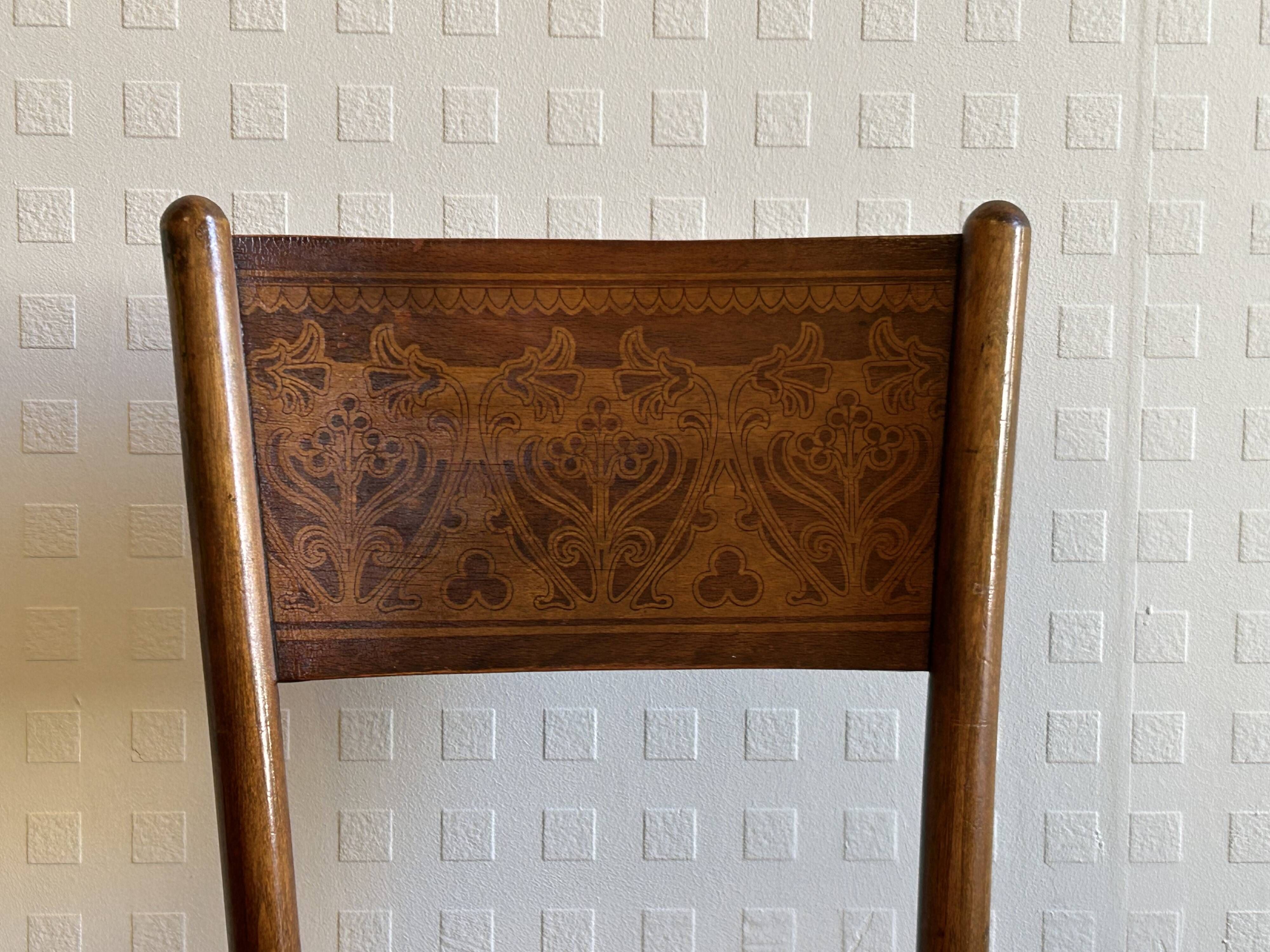 4 antique chairs by Jacob & Josef Kohn – Vienna – Art Nouveau period