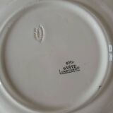 7 assiettes plates Terre de fer